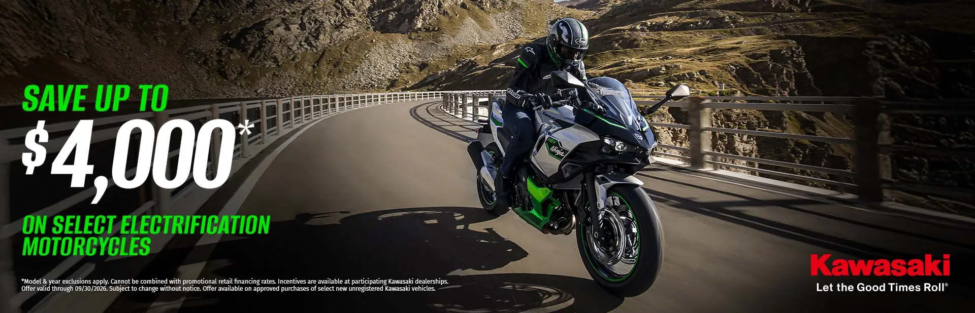 Read more about the article SAVE UP TO $4,000* ON SELECT ELECTRIFICATION MOTORCYCLES