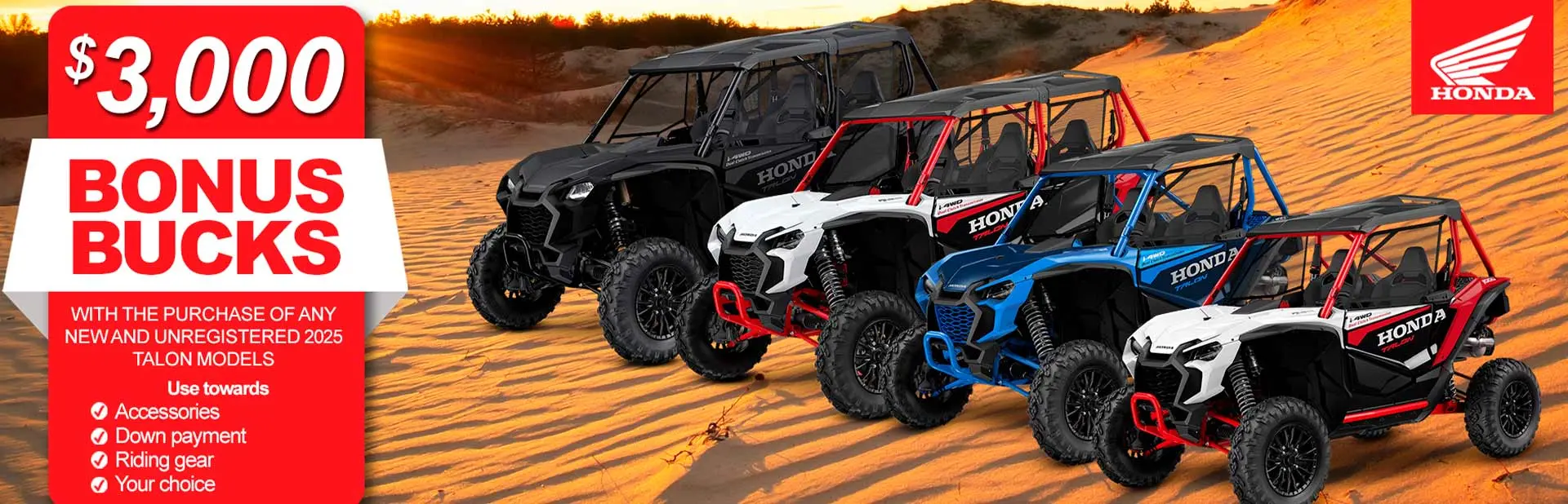 You are currently viewing $3,000.00 Bonus Bucks on 2025 Talon